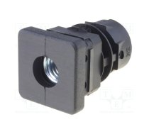 Plugs; for feet fastening,for profiles; Body: black; H: 34mm | NDL.Q-20X1.5-2-M6  | 430551