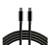 USB-C PD 100cm everActive CBB-1PD3 Power Delivery 3A cable with 60W fast charging support | CMMUC3/.1BK | 5903205771582