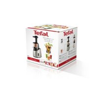 TEFAL | Slow Juicer | ZC255B38 | Type Electric | Silver/ black | 200 W | Extra large fruit input | Number of speeds 2 | 82 RPM | ZC255B38  | 3045387200022