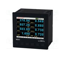 Meter: network parameters; digital,mounting; LCD TFT 3,5"; ND31 | ND31-1222M0  | ND31 1222M0