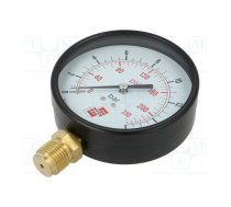 Manometer; 0÷16bar; non-aggressive liquids,inert gases; 100mm | M100R.ME016G12  | M100R.ME016G12