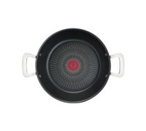 TEFAL | Pot Excellence | G2557153 | 26 cm | Titanium | Black | Dishwasher proof | Lid included | G2557153  | 3168430310155
