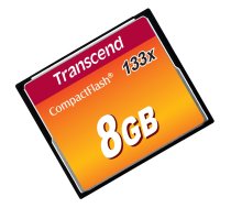 MEMORY COMPACT FLASH 8GB/133X TS8GCF133 TRANSCEND | TS8GCF133  | 760557810322