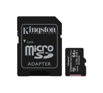 Kingston 64GB micSDXC Canvas Select Plus 100R A1 C10 3-pack + 1 ADP | 4-SDCS2/64GB-3P1A  | 740617299007