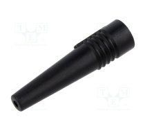Strain relief; black; Application: BNC plugs; Øin: 2.6mm; L: 48mm | R280-566-000  | R280-566-000