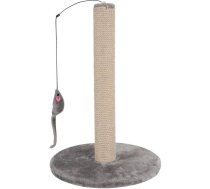 Zolux Cat scratching post with toy - grey | 504048GRI  | 3336025040484 | DLZZOUZAB0049