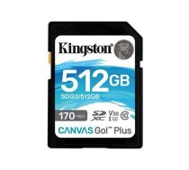 KINGSTON 512GB SDXC Canvas Go Plus 170R | SDG3/512GB  | 740617301571