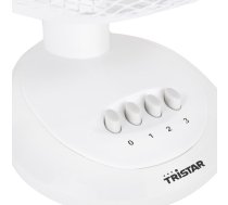 Tristar | VE-5930 | Desk fan | White | Diameter 30 cm | Number of speeds 3 | Oscillation | 40 W | No | VE-5930  | 8713016059307