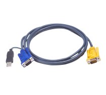 Aten | 1.8M USB KVM Cable with 3 in 1 SPHD and built-in PS/2 to USB converter | 2L-5202UP | 2L-5202UP  | 4710423770690