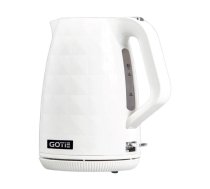 GOTIE GCP-130B electric kettle 1.7 L 2000 W White | GCP-130BB  | 5904844560407 | AGDGOTCZE0015