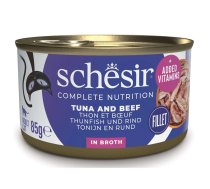 SCHESIR in broth Tuna with beef and rice - wet cat food - 85 g | DLKAPFKAM0016 | 8005852750518 | DLKAPFKAM0016