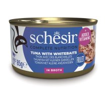 SCHESIR in cooking water Tuna with whitebait - wet cat food - 85 g | DLKAPFKAM0017 | 8005852750525 | DLKAPFKAM0017