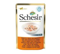 SCHESIR in jelly Tuna and chicken with shrimps - wet cat food - 50 g | DLKAPFKAM0037  | 8005852617644 | DLKAPFKAM0037