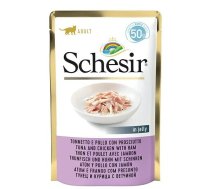 SCHESIR in jelly Tuna and chicken with ham - wet cat food - 50 g | DLKAPFKAM0038 | 8005852617651 | DLKAPFKAM0038