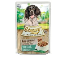 STUZZY Chunks with veal and green beans - wet dog food - 100 g | DLPAPFKAM0004 | 8005852142528 | DLPAPFKAM0004