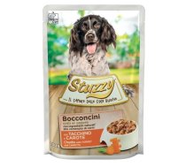 STUZZY Chunks with turkey and carrots - wet dog food - 100 g | DLPAPFKAM0003 | 8005852142023 | DLPAPFKAM0003