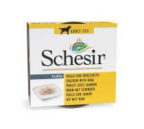 SCHESIR in jelly Chicken with ham - wet dog food - 150 g | DLPAPFKAM0020  | 8005852712554 | DLPAPFKAM0020