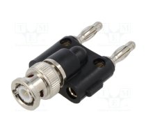 Adapter; 3A; 56.1mm; banana 4mm plug x2,BNC socket; 50Ω | CT2940  | CT2940