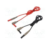 Test leads; Inom: 10A; Len: 1.5m; insulated; black,red; -20÷80°C | CT3754-150  | CT3754-150