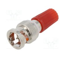 Adapter; red; 3A; 35.5mm; banana 4mm socket,BNC plug; 50Ω; 500V | CT3161-2  | CT3161-2