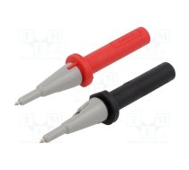 Test probe; 10A; black,red; Tip diameter: 2mm; Socket size: 4mm | CT3975B  | CT3975B