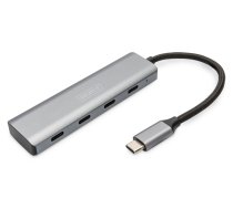 DIGITUS USB-C 4-Port Hub | Digitus | DIGITUS - hub - 4 ports | DA-70246 | DA-70246  | 4016032485773