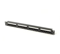 Patch panel 19 "24-port, 5e, U / UTP, 1U, black (complete) | NUASSPP24000006  | 5907772593233 | DN-91524U-1