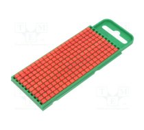 Markers; 0.8÷2.2mm; polyamide; red; -40÷85°C; push-in; WIC; UL94V-0 | WIC0-RED-RD  | 561-00752