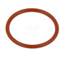 O-ring gasket; silicone; Thk: 3mm; Øint: 49mm; red; -60÷160°C | O-49X3-SI-RD  | 01 0049.00X 3 ORING 70SI RED