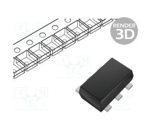 IC: temperature sensor; -55÷125°C; SOT-5X3-6; SMD; Accur: ±0.25°C | TMP1075NDRLR  | TMP1075NDRLR