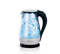 Camry | CR 1251 | Standard kettle | 2000 W | 1.7 L | Glass | 360° rotational base | Glass/Black | CR 1251w  | 5908256836815