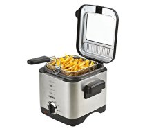 Mesko Home MS 4910 fryer Single 1.5 L Stand-alone 900 W Deep fryer Black, Satin steel | MS 4910  | 5902934830829 | WLONONWCRBG12