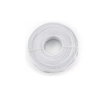 Telephone cable 4C stranded wire 100 meters, white | AKGEMS00900  | 8716309014328 | TC1000S-100M