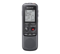 Sony | ICD-PX240 | Black, Grey | LCD Display | MP3 playback | MAX. RECORDING TIME MP3 8KBPS (MONAURAL)1043 Hrs 0 MinMAX. RECORDING TIME MP3 48KBPS (MONAURAL)173 Hrs 0 MinMAX. RECORDING TIME MP3 128KBPS65 Hrs 10 MinMAX. RECORDING TIME MP3 192KBPS43 Hr | IC
