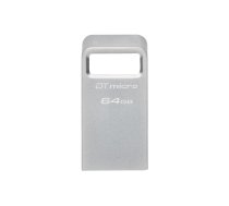Kingston pendrive 64GB USB 3.0 | USB 3.1 DT Micro G2 metal silver | DTMC3G2/64GB  | 740617328066