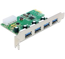 Delock PCI Express Card  4 x external USB 3.0 | 89363