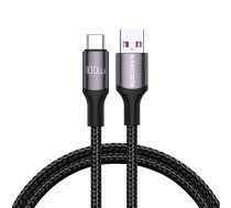 Fast Charging cable Rocoren USB-A to USB-C Retro Series 2m 100W (grey) | RCPBAT1-RTB0G
