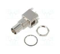 Connector: BNC; socket; female; straight; 50Ω; THT | B6251G3-NPP3G-50  | B6251G3-NPP3G-50