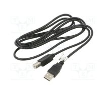Cable; High Speed,USB 2.0; USB A plug,USB B plug; 1.8m; black | GOOBAY-93596 | 93596