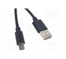 Cable; USB 2.0; 1m; black; 28AWG; shielded | 687680404-MOL | 68768-0404