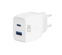 USB charger, 1 x USB-C, 1 x USB-A, Power Delivery function, 20W, 1.7A, white | ACTAC2122  | 8716065549331