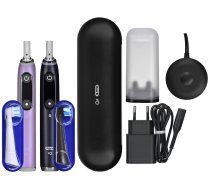 Oral-B | Electric Toothbrush | iO 9 Series Duo | Rechargeable | For adults | Number of brush heads included 2 | Number of teeth brushing modes 7 | Black Onyx/Rose | iO9 Duo Black Onyx/Rose  | 4210201411574