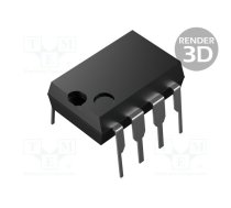 IC: PMIC; PWM controller; DIP8; 0÷70°C; Usup: 8.4÷30V; tube; SMPS | TL3843P  | TL3843P