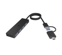 ICY BOX IB-HUB1424-C3 4-Port USB TYPE-A | NUICYUS4P000026  | 4250078173946 | IB-HUB1424-C3