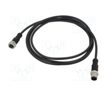 Cable: for sensors/automation; PIN: 5; M12-M12; 0.5m; plug; plug | M12A05ML12AFLSBA05  | M12A05ML-12AFL-SBA05