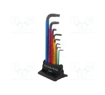 Wrench: hex key-set; Hex Plus,spherical; 9pcs. | WERA.05133165001 | 05133165001
