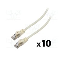 Patch cord; F/UTP; 6; stranded; CCA; PVC; white; 1.5m; 26AWG; Cores: 8 | PCF6-20CC-0150-W  | PCF6-20CC-0150-W