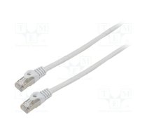Patch cord; F/UTP; 6; stranded; CCA; PVC; grey; 2m; 26AWG; Cores: 8 | PCF6-10CC-0200-S  | PCF6-10CC-0200-S