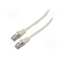 Patch cord; F/UTP; 6; stranded; CCA; PVC; white; 10m; 26AWG; Cores: 8 | PCF6-10CC-1000-W  | PCF6-10CC-1000-W