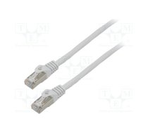 Patch cord; F/UTP; 6; stranded; CCA; PVC; grey; 1.5m; 26AWG; Cores: 8 | PCF6-20CC-0150-S  | PCF6-20CC-0150-S